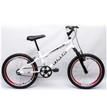 Ficha técnica e caractérísticas do produto Bicicleta Ultra Cross BMX Aro 20 Suspensão V-Break Branca