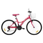 Ficha técnica e caractérísticas do produto Bicicleta Urban Tito Aro 24 0100450 - Rosa