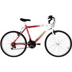 Bicicleta Verden Live Aro 26 18 Marchas MTB - Branco e Vermelho