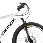 Ficha técnica e caractérísticas do produto Bicicleta Vikingx 55 Aro 26 Freio à Disco 21 Marchas - Quadro 19 - Branca