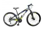 Ficha técnica e caractérísticas do produto Bicicleta Vikingx Tuff X25 Shimano Freio a Disco Preto/Amarelo