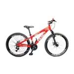 Ficha técnica e caractérísticas do produto Bicicleta Vikingx Tuff X25 Shimano Freio a Disco Vermelha
