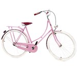 Ficha técnica e caractérísticas do produto Bicicleta Vintage Retro Ícaro Plus Rosa com Marcha Nexus Shimano 3 Vel Echo Vintage