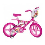 Ficha técnica e caractérísticas do produto Bicicleta X Bike Aro 14 Infantil Princesas Disney Rosa - Bandeirante