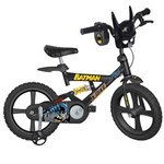Ficha técnica e caractérísticas do produto Bicicleta X-Bike Batman Bandeirante 2393 - Aro 14 - Preta