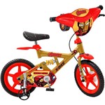 Ficha técnica e caractérísticas do produto Bicicleta X-Bike Brinquedos Bandeirante Avengers Iron Man Aro 12" Dourado/Vermelho