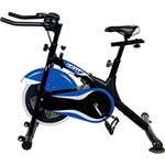 Bicicleta Xfit Spinning Preta e Azul
