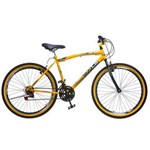 Ficha técnica e caractérísticas do produto Bicleta Aro 26 Colli CB 500 com 21 Marchas - Amarela