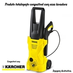 Ficha técnica e caractérísticas do produto Bico + Mangueira Pressão Karcher K 2 Auto 14mt