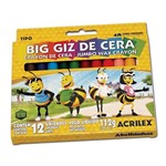 Ficha técnica e caractérísticas do produto Big Giz de Cera 12 Cores 112g - Acrilex