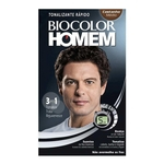 Ficha técnica e caractérísticas do produto Biocolor Kit Homem Castanho Medio**