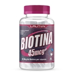 Ficha técnica e caractérísticas do produto Biotina 45 Mcg 60 Capsulas Lauton Nutrition