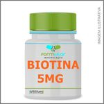 Ficha técnica e caractérísticas do produto Biotina (vitamina H) 5mg 60 Capsulas