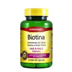 Ficha técnica e caractérísticas do produto Biotina + Vitaminas 60 Cápsulas 685mg Maxinutri