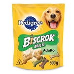 Ficha técnica e caractérísticas do produto Biscoito Pedigree Biscrok Multi para Cães Adultos - 500G