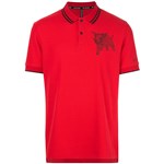 Ficha técnica e caractérísticas do produto Blackbarrett Camisa Polo Mangas Curtas - Vermelho