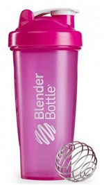 Ficha técnica e caractérísticas do produto Blender Bottle Full Color Rosa C/ Branco (830ml) - Blender Bottle