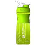 Ficha técnica e caractérísticas do produto Blender Bottle Sport Mixer 830Ml Verde e Branco Verde e Branco