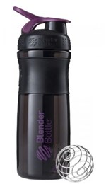 Ficha técnica e caractérísticas do produto Blender Bottle Sport Mixer Preto C/ Roxo (830ml) - Blender Bottle