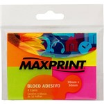 Ficha técnica e caractérísticas do produto Bloco Adesivo Maxprint Pequeno (4 Blocos - 38x50mm) - Amarelo/ Verde / Rosa/ Laranja