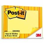 Ficha técnica e caractérísticas do produto Bloco Adesivo Post-it 3M 76x102mm Amarelo 100 Folhas 133718
