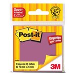 Ficha técnica e caractérísticas do produto Post-it 76 X 76mm 45 Folhas Post-it 3M Roxo