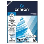 Ficha técnica e caractérísticas do produto Bloco Aquarela A4 C/12 Folhas 300 G/m CANSON