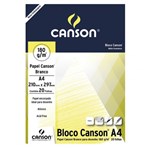 Ficha técnica e caractérísticas do produto Bloco Canson Branco A4 180g - com 20 Folhas - Canson