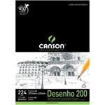 Ficha técnica e caractérísticas do produto Bloco Desenho 200 Branco A3 224g/m² 20 Folhas Canson