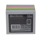 Ficha técnica e caractérísticas do produto Bloco Tilembrete Colorido com 600 Folhas 156329 Tilibra