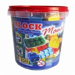 Ficha técnica e caractérísticas do produto Blocos de Montar Block Mania com 52 Peças Alfem Plastic 5000