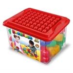 Ficha técnica e caractérísticas do produto Blocos de Montar Infantil BoxBlok 19 Peças Dismat Vermelho