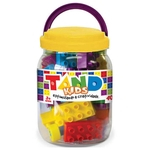 Ficha técnica e caractérísticas do produto Blocos de Montar Tand Kids Pote 40 Peças Toyster