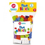 Ficha técnica e caractérísticas do produto Blocos para Montar Riva Block 2 com 84 Peças Coloridas - Calesita