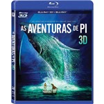 Blu-ray 3D+Blu-ray as Aventuras de Pi (2 Discos)