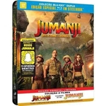 Ficha técnica e caractérísticas do produto Blu-Ray Jumanji + Jumanji - Bem-Vindo a Selva - Steelbook - 2 Discos