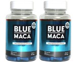 Blue Maca - Maca Peruana - 3 Potes com 120 Cápsulas em Cada Pote. - Pura Premium e Sem Misturas