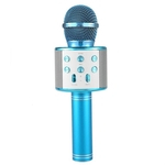 Ficha técnica e caractérísticas do produto Bluetooth Microfone sem fio Handheld Karaoke Mic KTV USB jogador alto-falante Bluetooth gravar música Microfones (Mantenha um estoque)