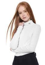 Ficha técnica e caractérísticas do produto Blusa Calvin Klein Jeans Lisa Branca