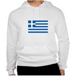 Ficha técnica e caractérísticas do produto Blusa de Moletom Bandeira Grécia - GG - Branco