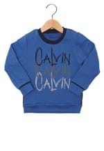 Ficha técnica e caractérísticas do produto Blusa de Moletom Calvin Klein Kids Menino Azul