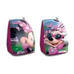 Ficha técnica e caractérísticas do produto Boia de Braço Minnie Mouse Rosa Original Disney 23X15Cm