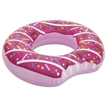 Ficha técnica e caractérísticas do produto Boia Donut Inflável Rosa Mor