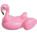 Ficha técnica e caractérísticas do produto Boia Flamingo Rosa Gigante Inflável