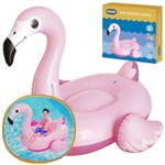 Ficha técnica e caractérísticas do produto Boia Gigante Flamingo Flutuante Tamanho G Lazer Praia