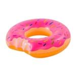 Ficha técnica e caractérísticas do produto Boia Inflável Especial Gigante Donut Rosa Bel Lazer Rosa