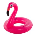 Ficha técnica e caractérísticas do produto Bóia Inflável Flamingo Redonda Especial Grande - Bel Fix