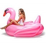 Ficha técnica e caractérísticas do produto Boia Inflável Gigante - Flamingo (2, 180x180x100 Cm.)