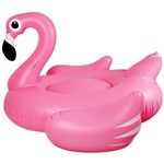 Ficha técnica e caractérísticas do produto Boia Inflável Gigante Flamingo Belfix Rosa