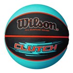 Ficha técnica e caractérísticas do produto Bola Basquete Clutch 7 - Wilson - Azul/Preto